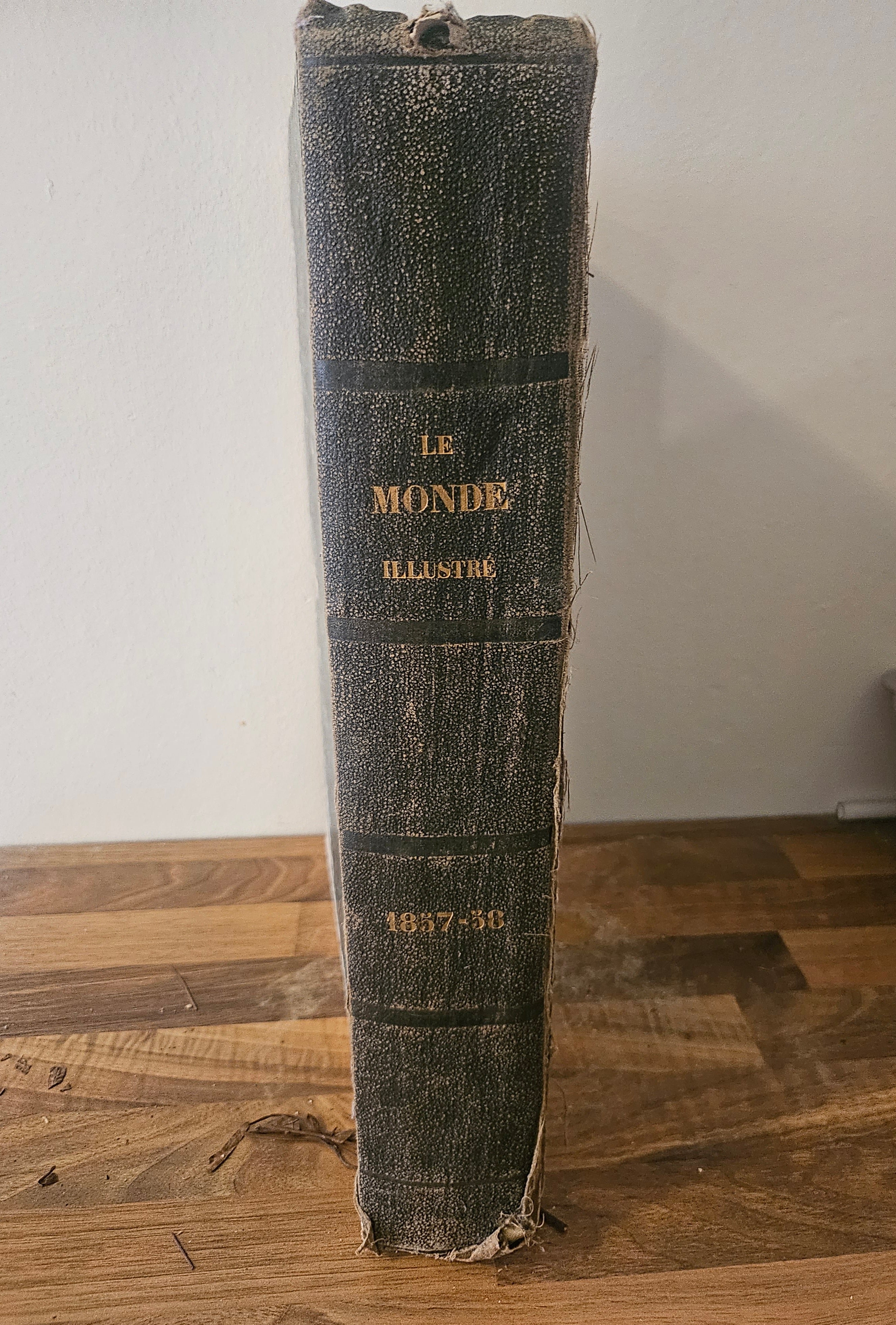 Le Monde Illustré – Volume relié d'époque 1857-1858