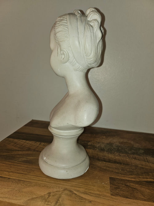 Buste décoratif de jeune fille – Style classique – 27 cm