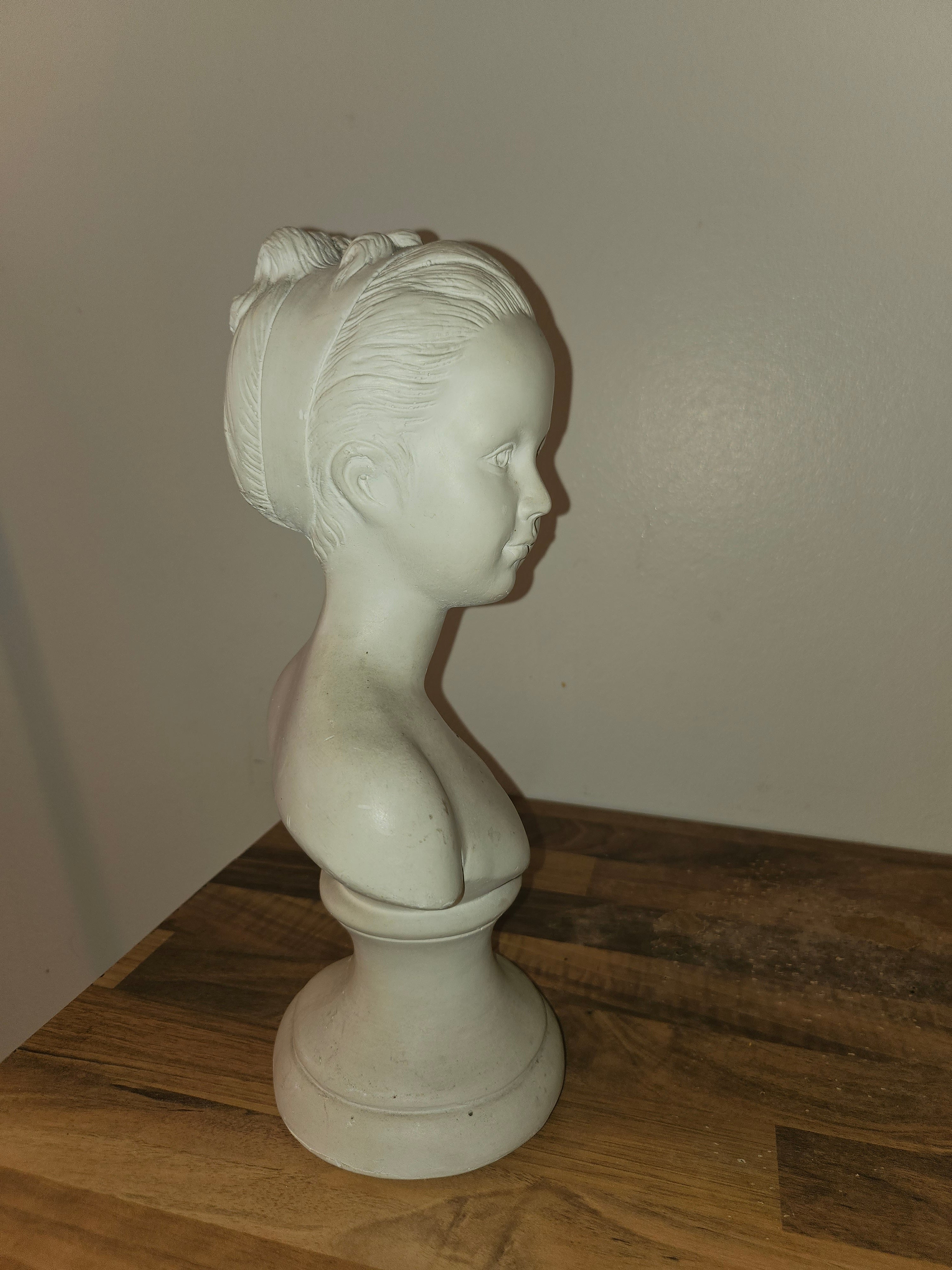 Buste décoratif de jeune fille – Style classique – 27 cm